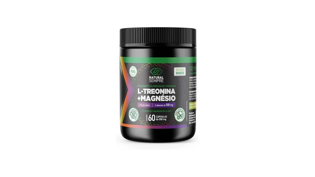 Magnésio L-Treonato 1000 mg Melhor Marca: Suporte Cognitivo e Equilíbrio