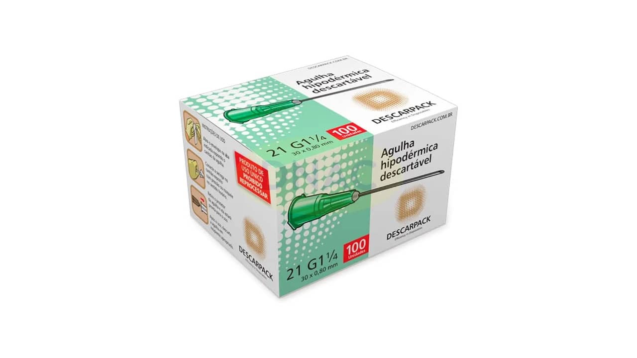 Melhor agulha para intramuscular no glúteo adulto: Guia de Calibres