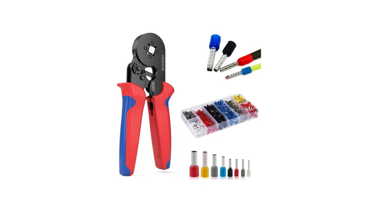 Melhor Alicate de Crimpar Terminal Tubular: 10 Kits Completos
