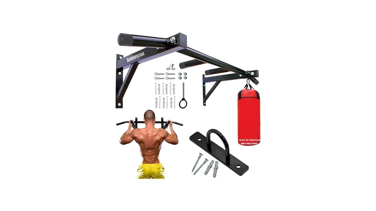Melhor Barra Fixa de Parede Multifuncional para Crossfit e Calistenia