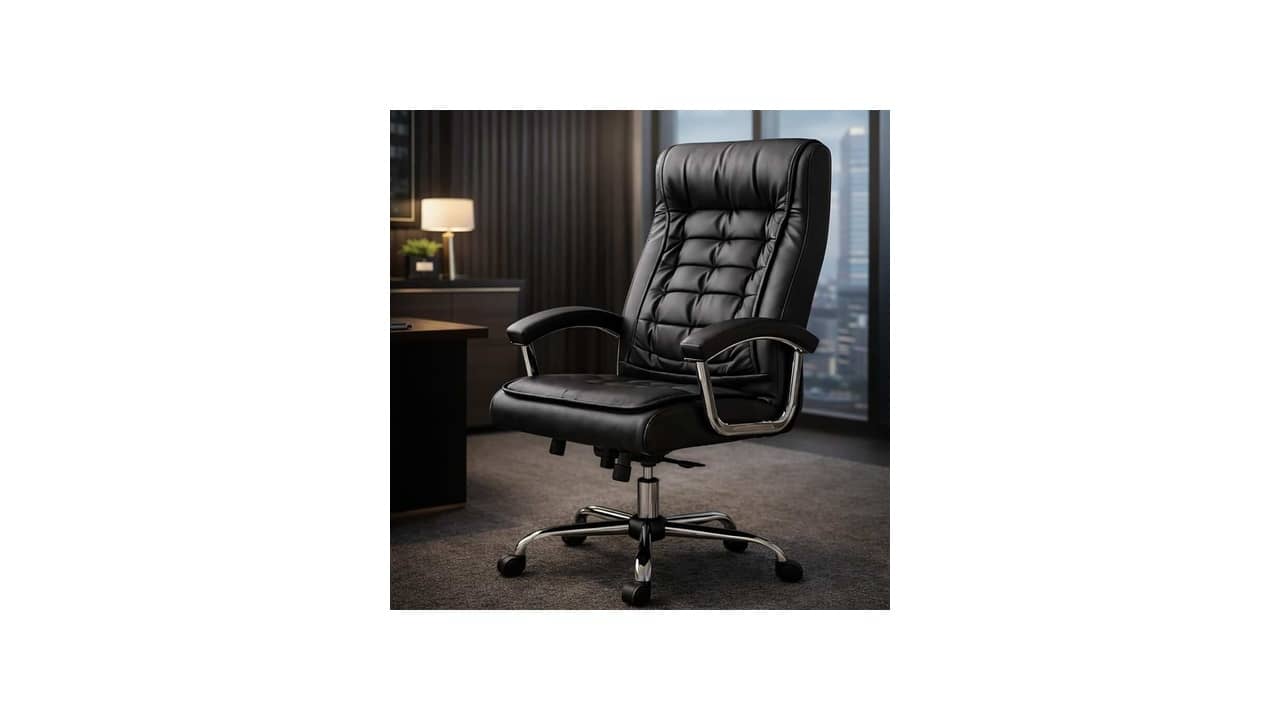 Melhor Cadeira de Escritório Ergonômica Presidente: Sistema Balanço e Conforto