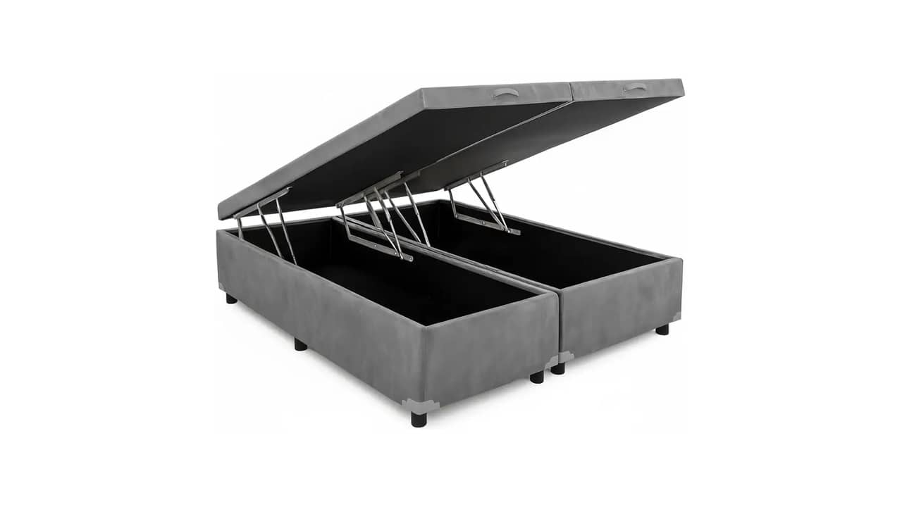 Melhor Cama Box Baú King: Blindado e Com Pillow Top