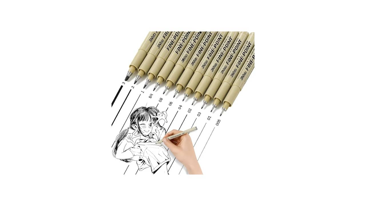 Melhor Caneta Nanquim para Desenho: Análise Detalhada de 10 Modelos Profissionais