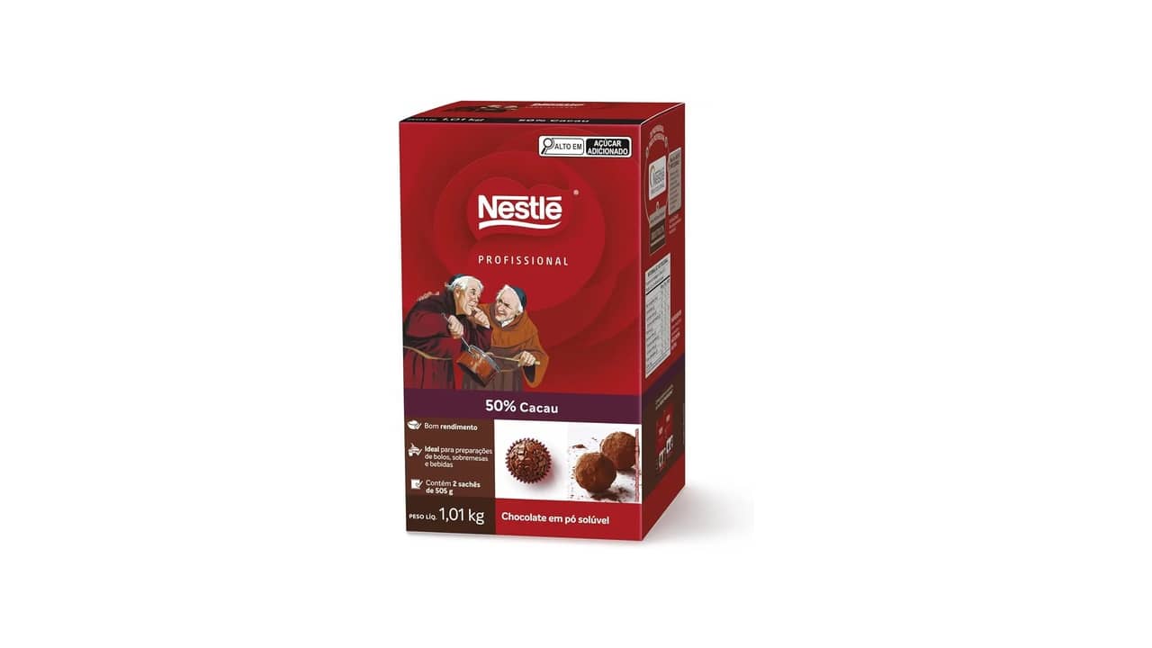 Melhor Chocolate em Pó 50% Cacau para Confeitaria
