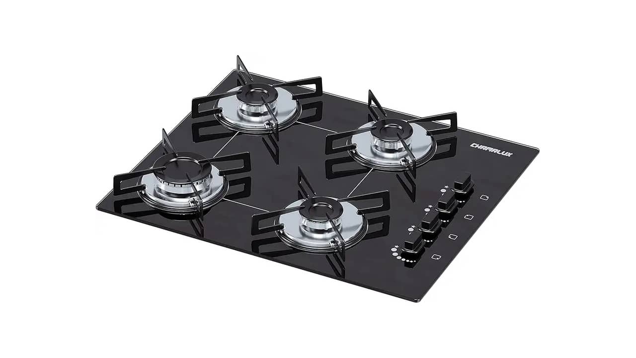 Melhor Cooktop 4 Bocas a Gás Natural: Ultra Chama e Mesa de Vidro