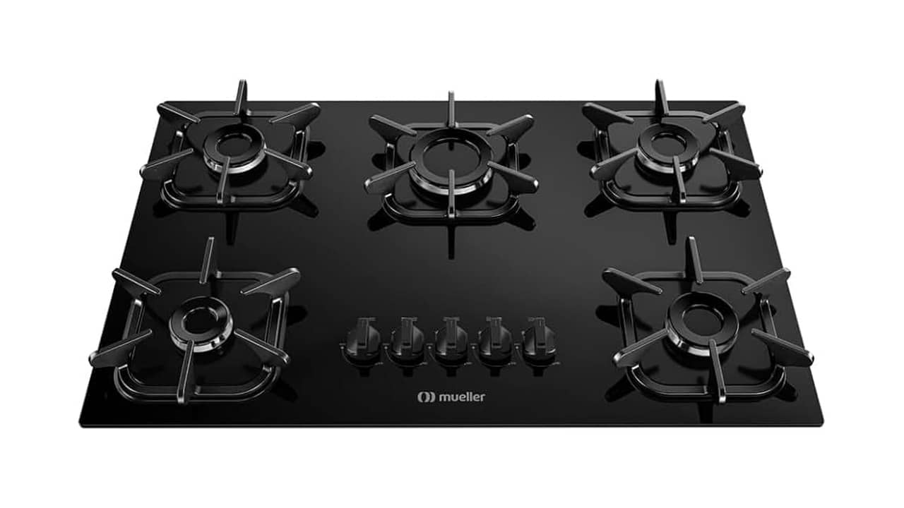 Melhor Cooktop 5 Bocas Elétrico: Tecnologia Tripla Chama e Acendimento Automático