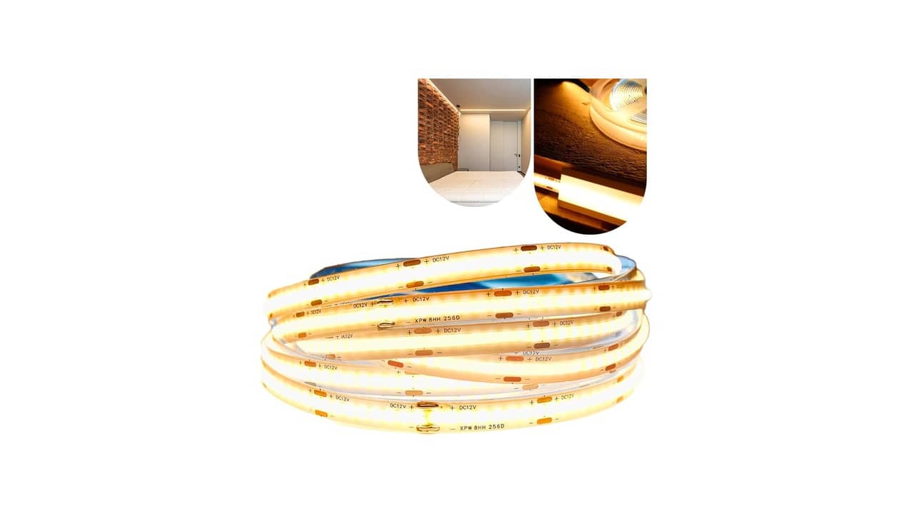Melhor fita de led para perfil: COB ou 240 LEDs?