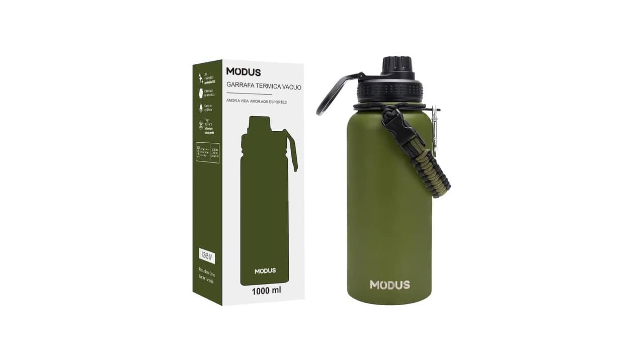 Melhor Garrafa Térmica 1l: 8 Opções com Isolamento Excelente