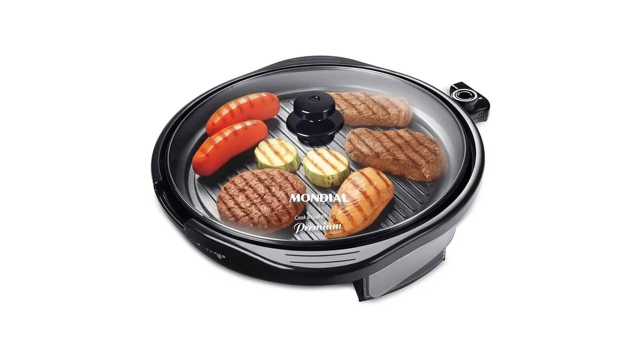 Melhor Grill Elétrico Redondo: Comparação de 10 Modelos Premium