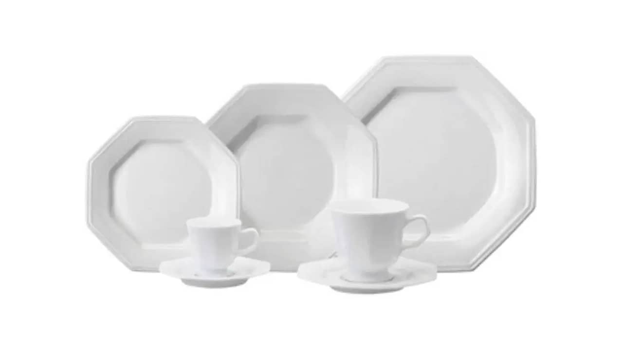 Melhor Jogo de Jantar de Porcelana 42 Peças Completo: Design e Qualidade