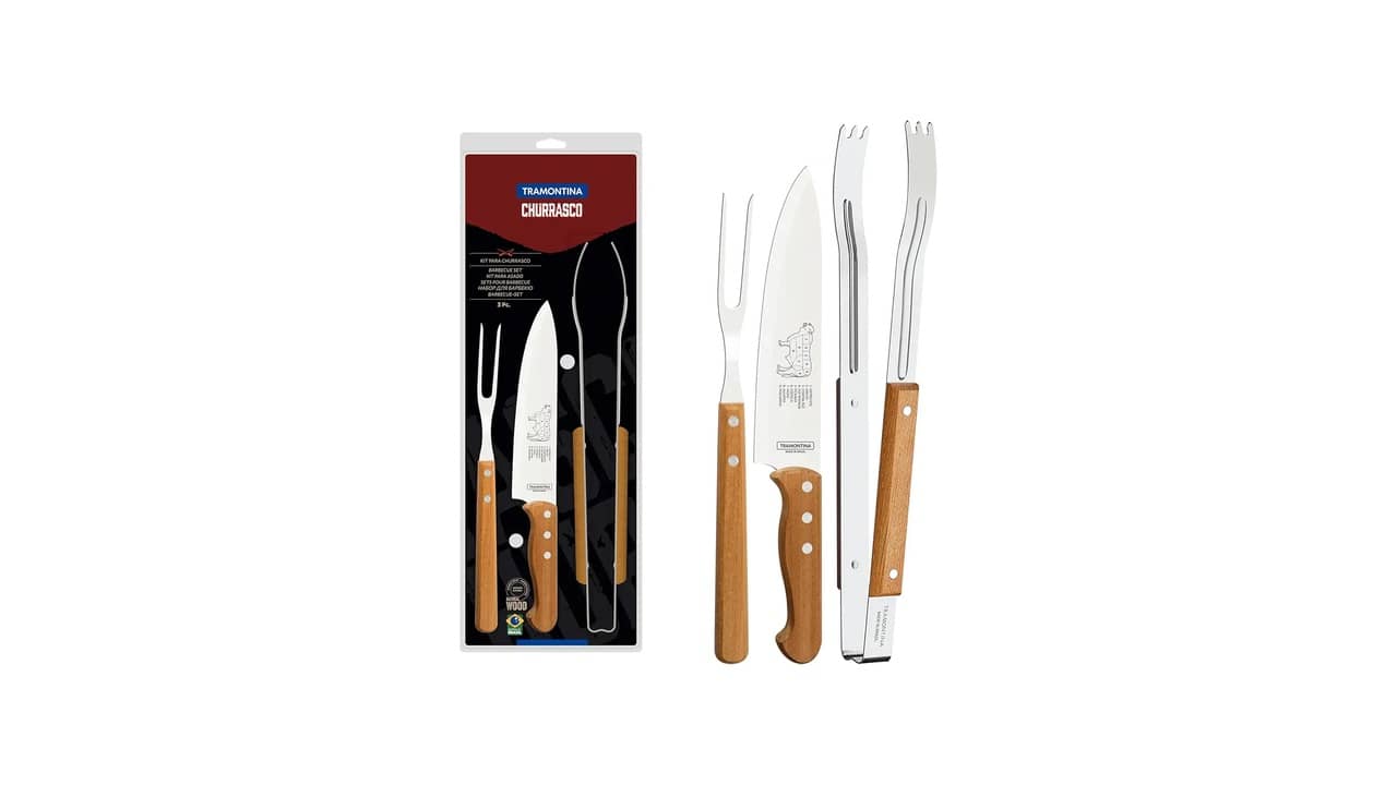 Melhor Kit Churrasco Tramontina: 10 Jogos de Inox