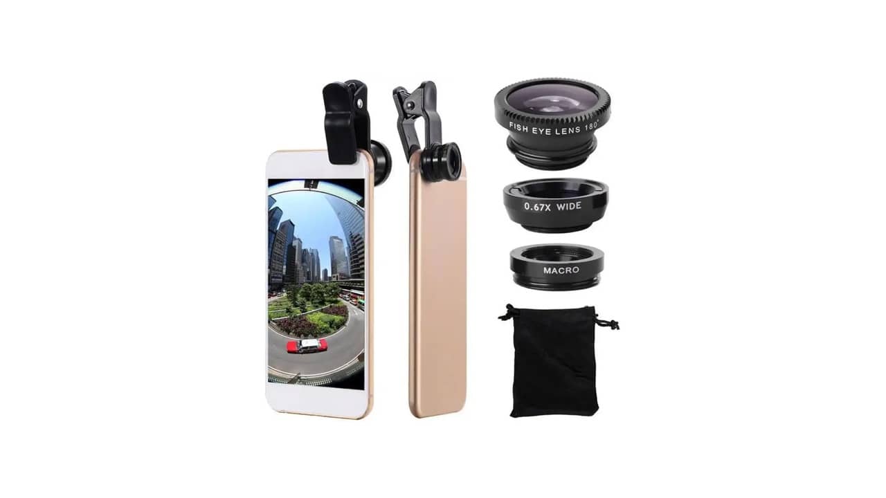 Melhor Kit de Lentes para Celular 3 em 1 com Macro e FishEye: Análise Completa