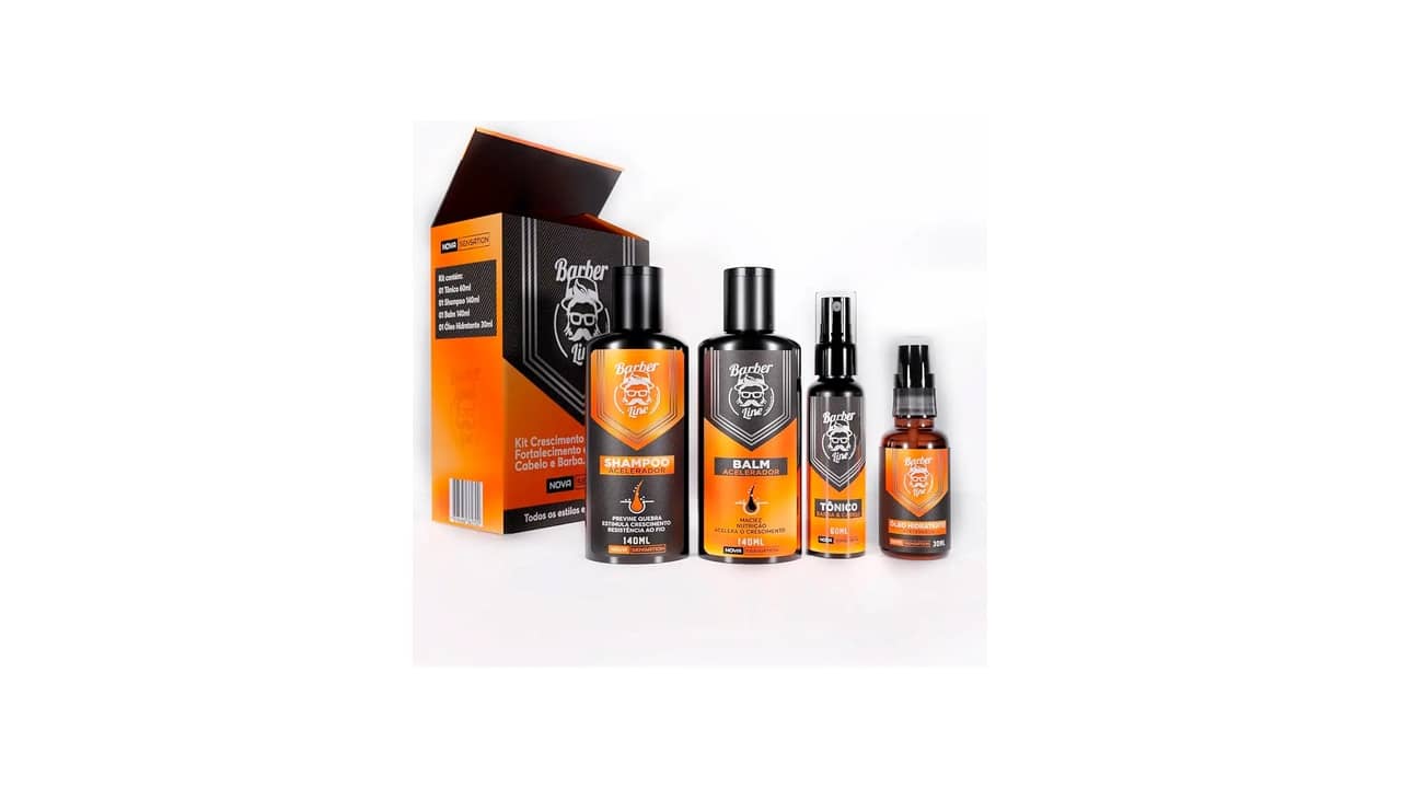 Melhor Kit para Crescer Barba: Fortaleça e Acelere Seu Cabelo Facial