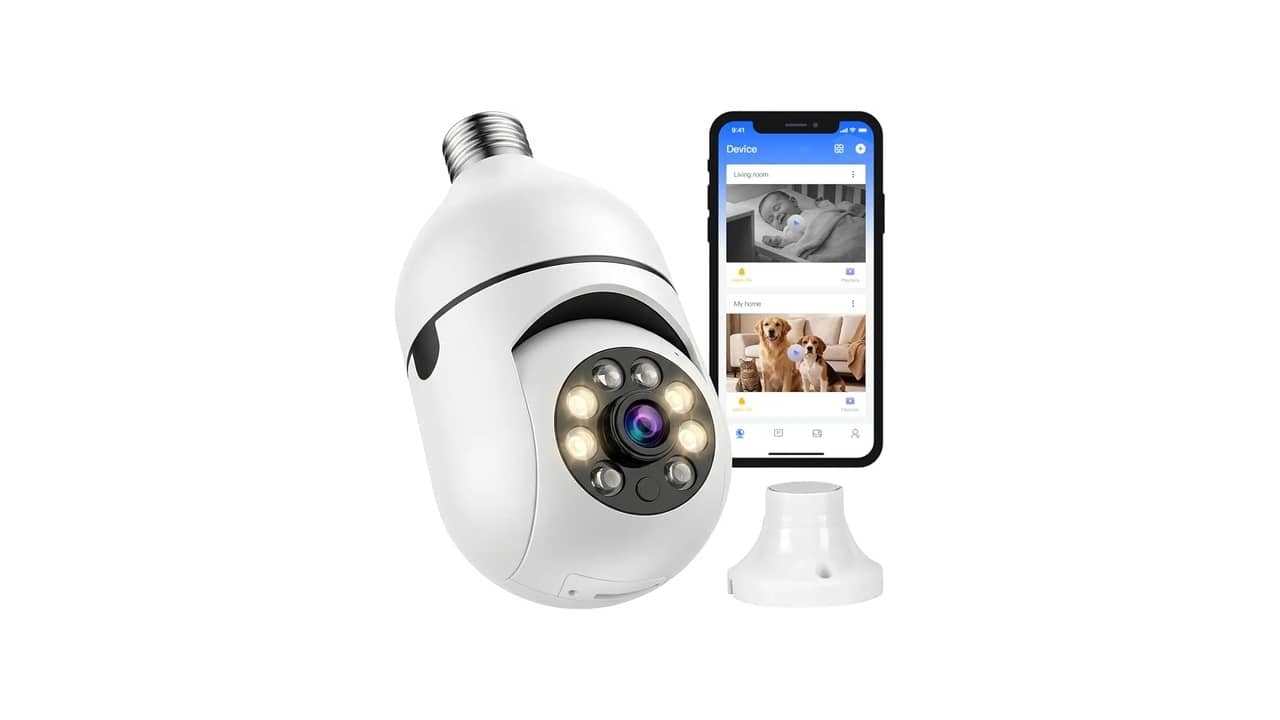 Melhor Lâmpada Câmera 360: Visão Noturna e Detecção de Movimento