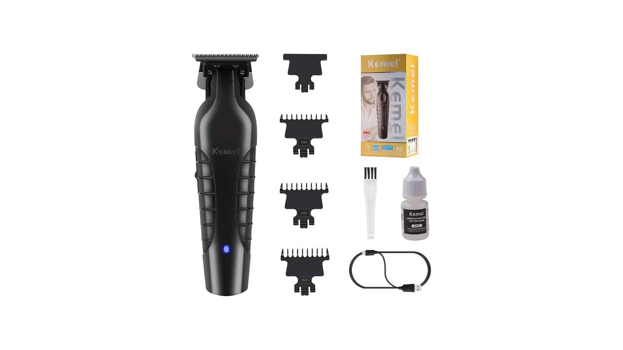 Melhor Máquina de Barbear Kemei: Profissional e Recarregável