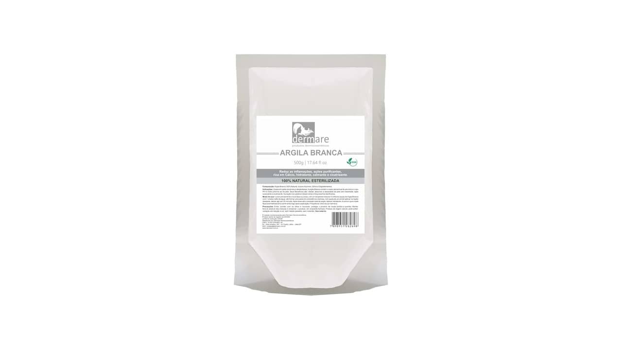 Melhor marca de argila branca para clarear manchas