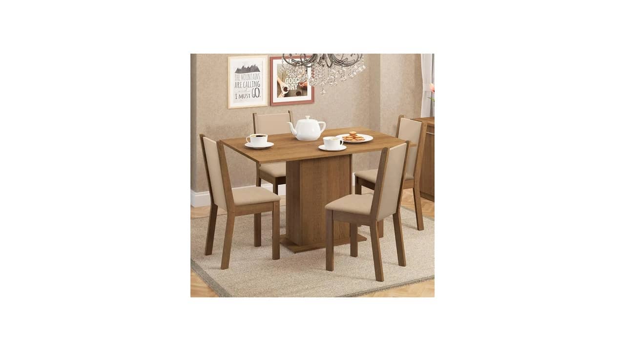 Melhor Mesa de 4 Cadeiras: Top 10 Custo-Benefício