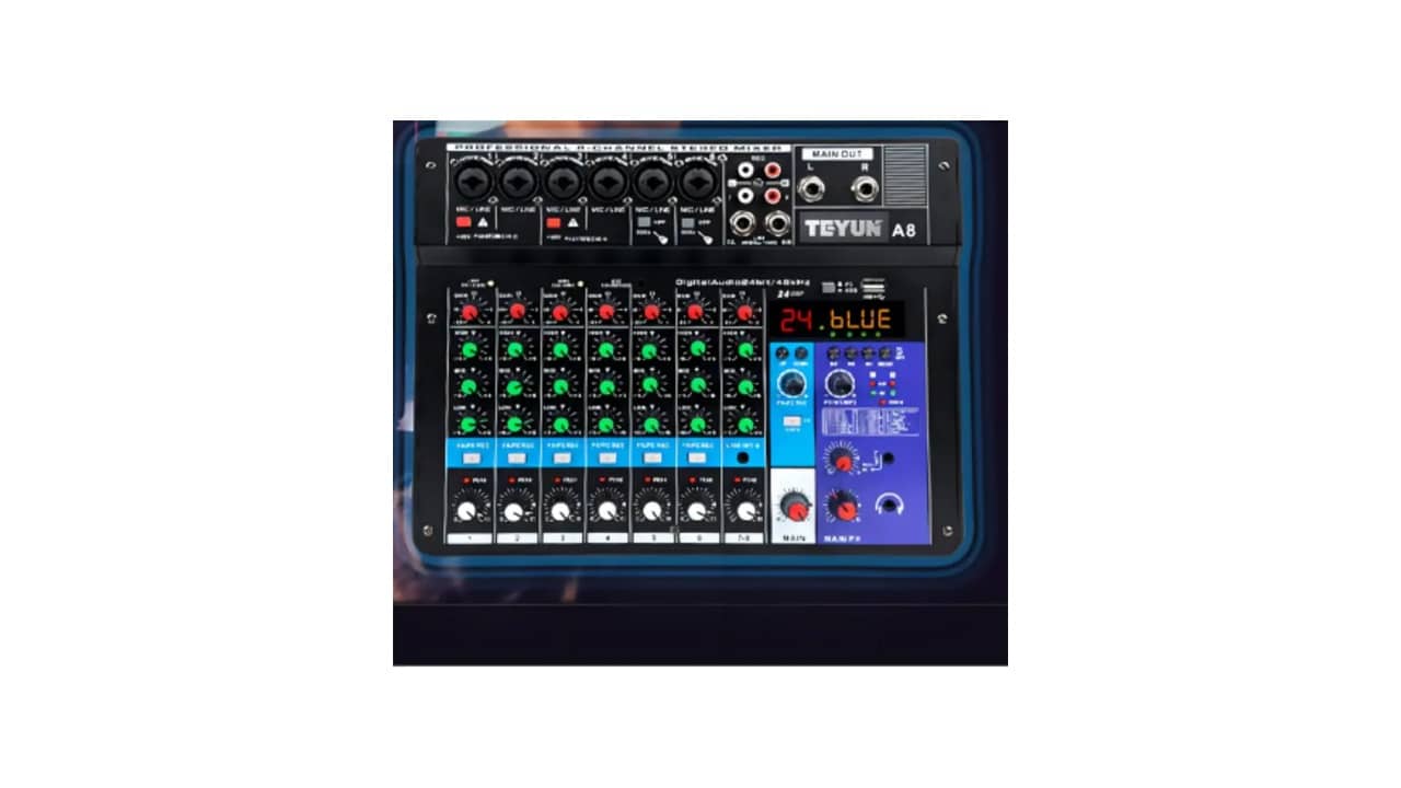 Melhor mesa de som 6 canais para Home Studio