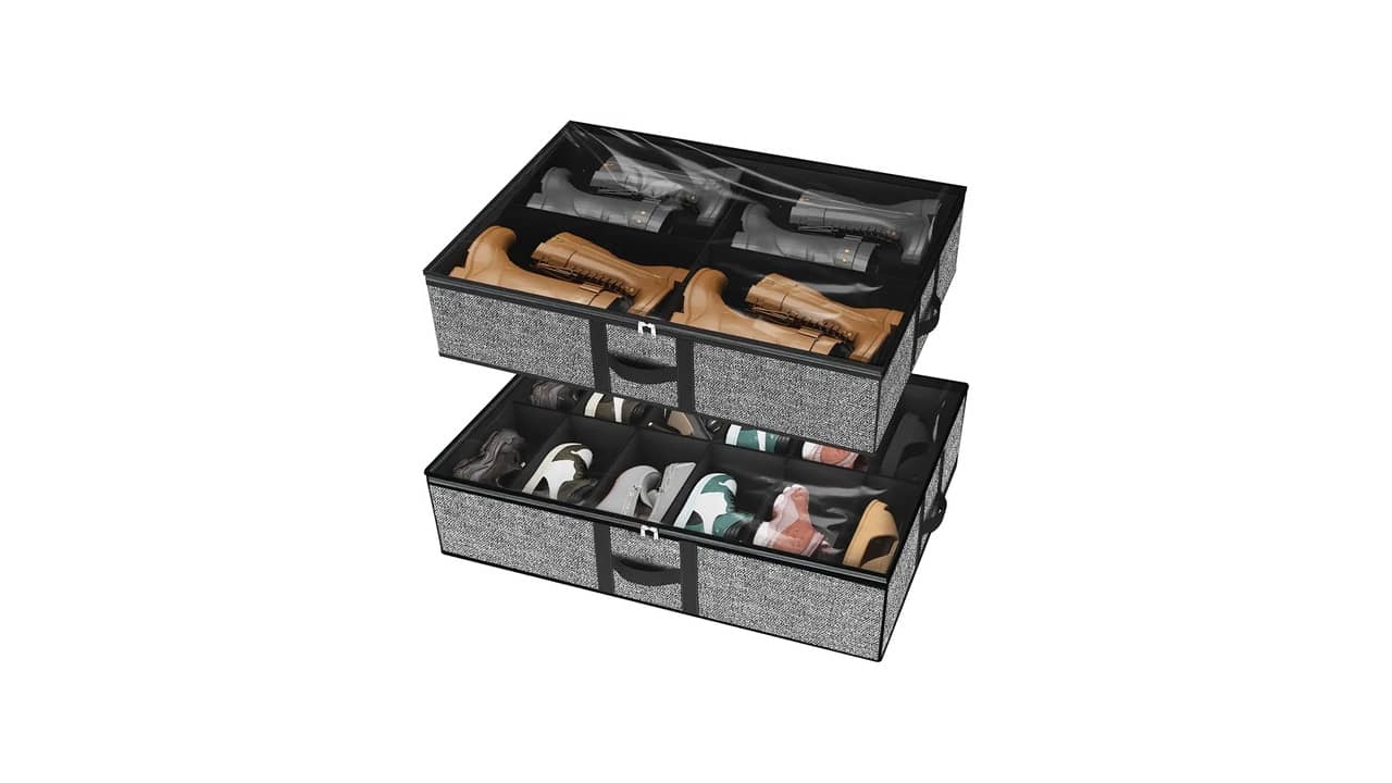 Melhor Organizador de Sapatos Debaixo da Cama: Economia de Espaço e Resiliência