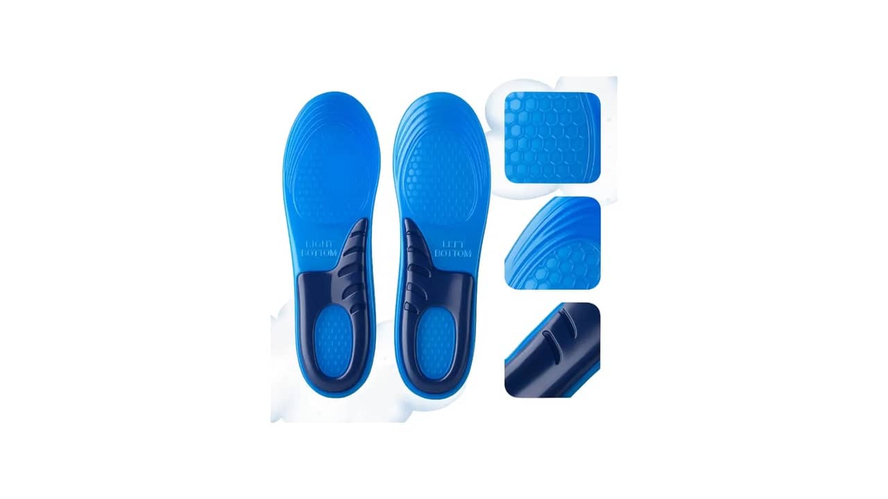 Melhor palmilha de gel ou silicone: Alívio Diário