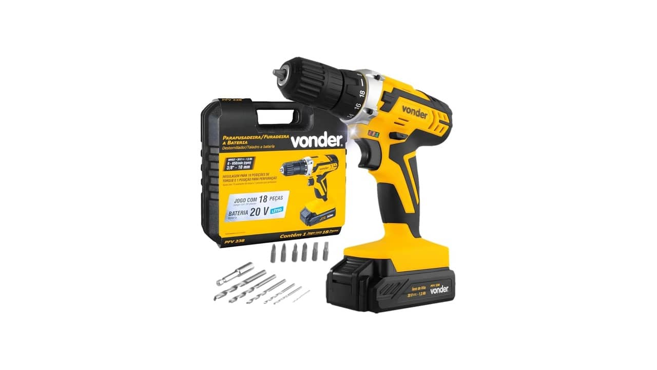 Melhor Parafusadeira 20v: 10 Modelos Potentes e Duráveis