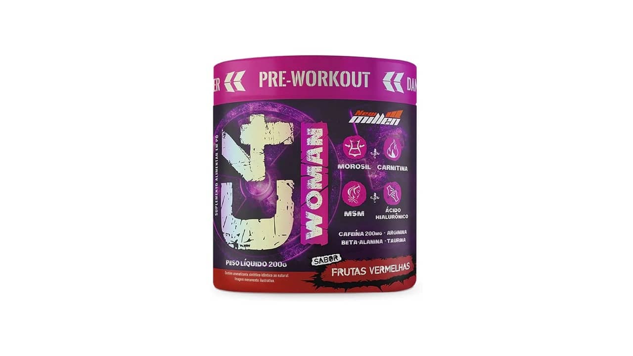 Melhor pré treino para mulher para Energia e Foco