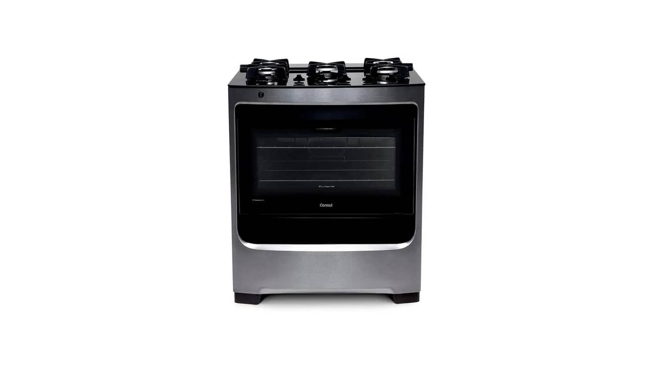 Melhor Preço de Fogão Consul 5 Bocas: Acendimento Automático e Mesa de Vidro
