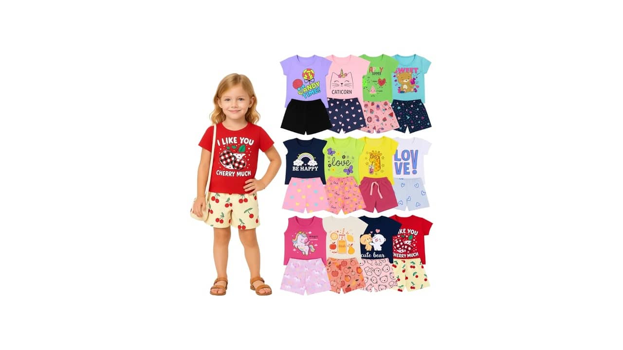 Melhor Roupa Infantil: 10 Conjuntes Leves e Coloridos
