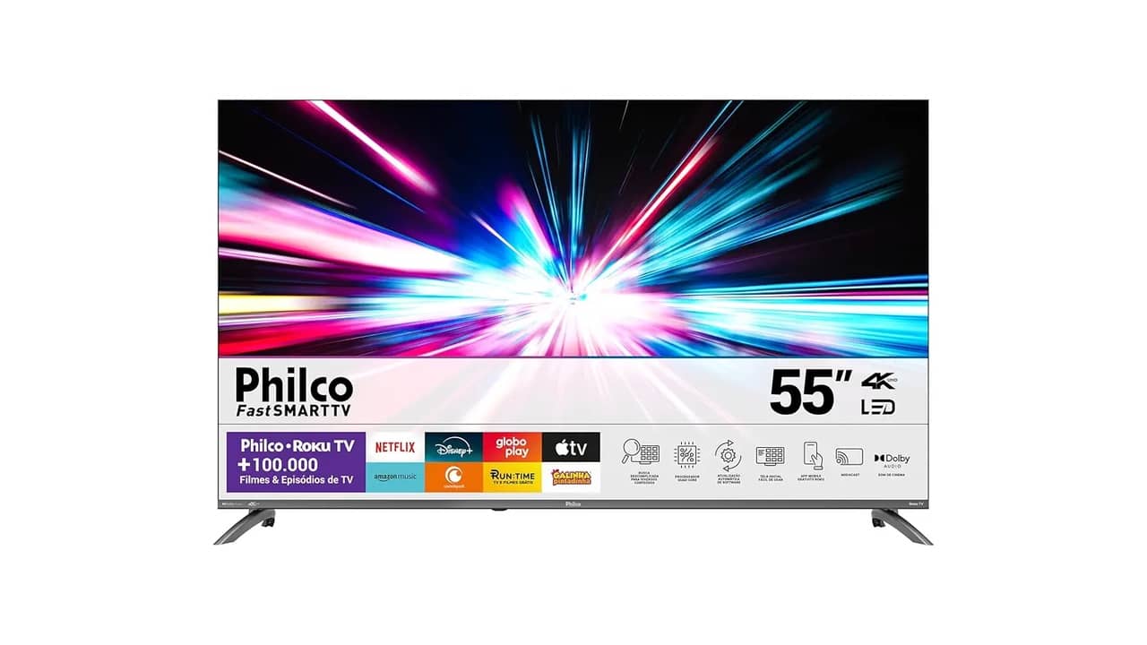 Melhor Smart TV 55 Polegadas 4K: Guia de QLED a Crystal