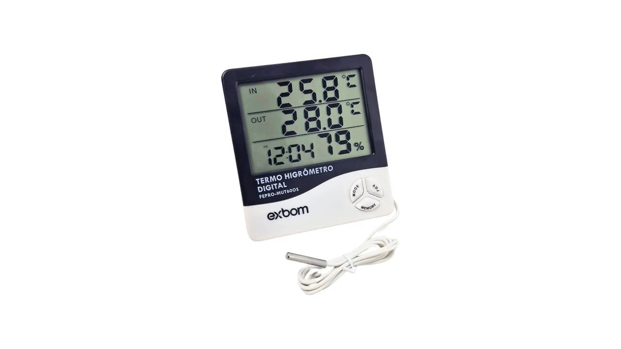 Melhor Termo-Higrômetro com Sensor Externo: Opções de Alta Precisão