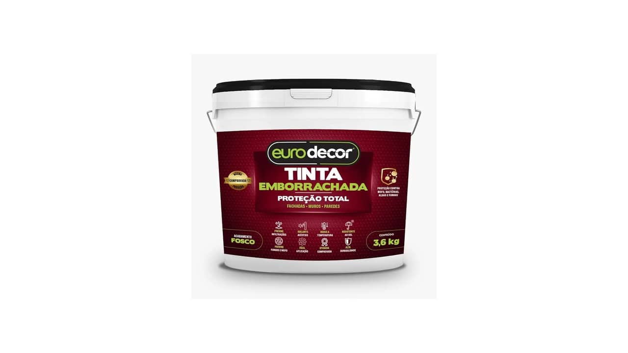 Melhor Tinta Emborrachada Custo Benefício: Top 10 Contra Infiltrações