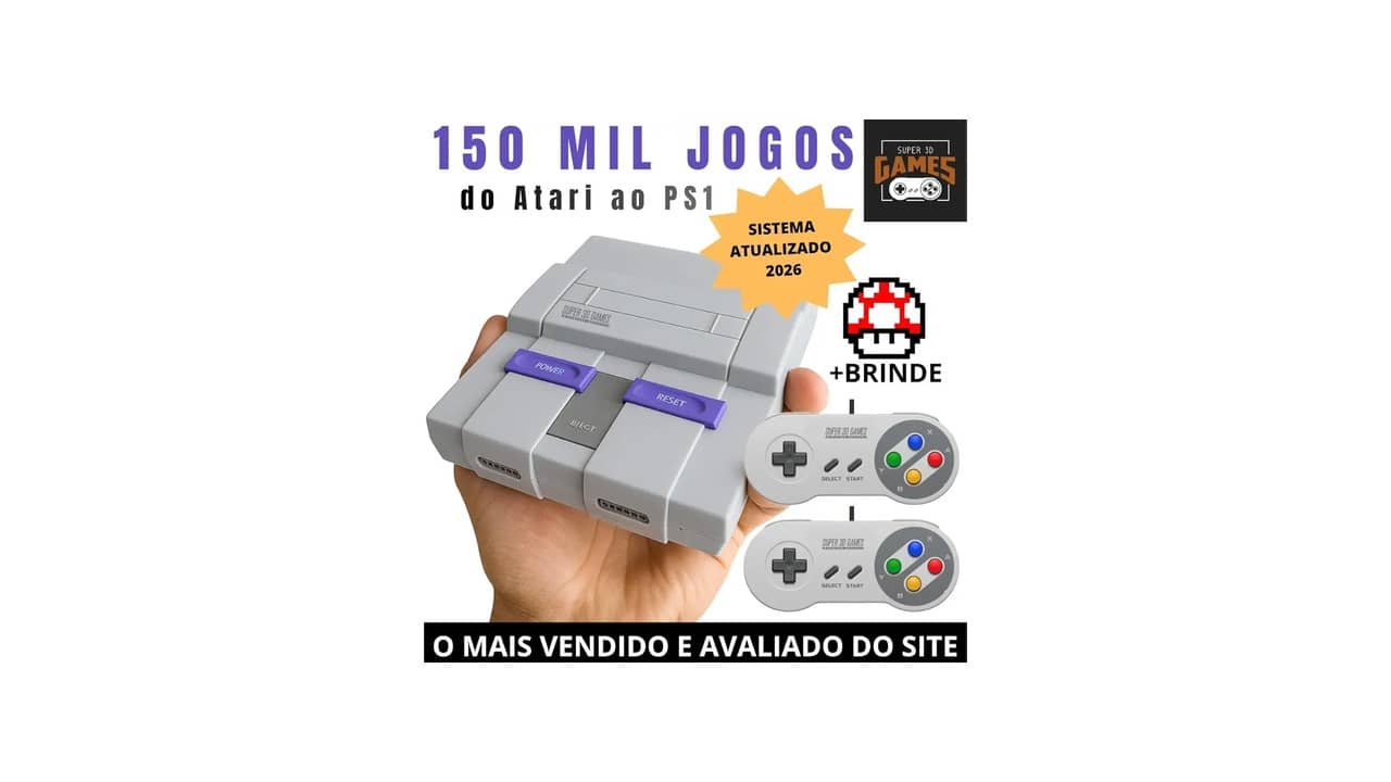 Melhor Videogame Retró: 7 Modelos com a Maior Coleção de Jogos