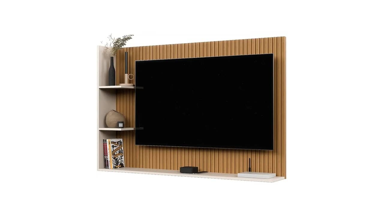 Painel para TV Frete Grátis: As 10 Melhores Opções com Nichos e Prateleiras