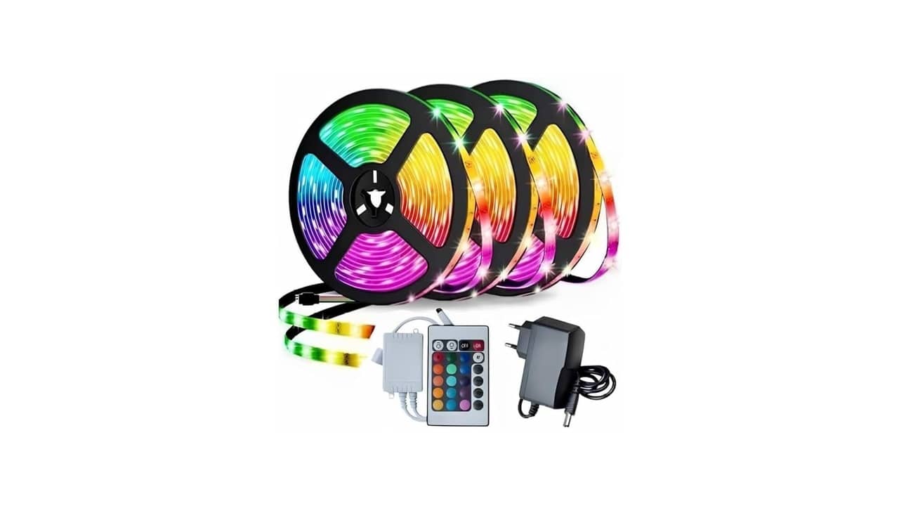 Qual a Melhor Fita de LED Inteligente para Iluminação Colorida e Controle Remoto