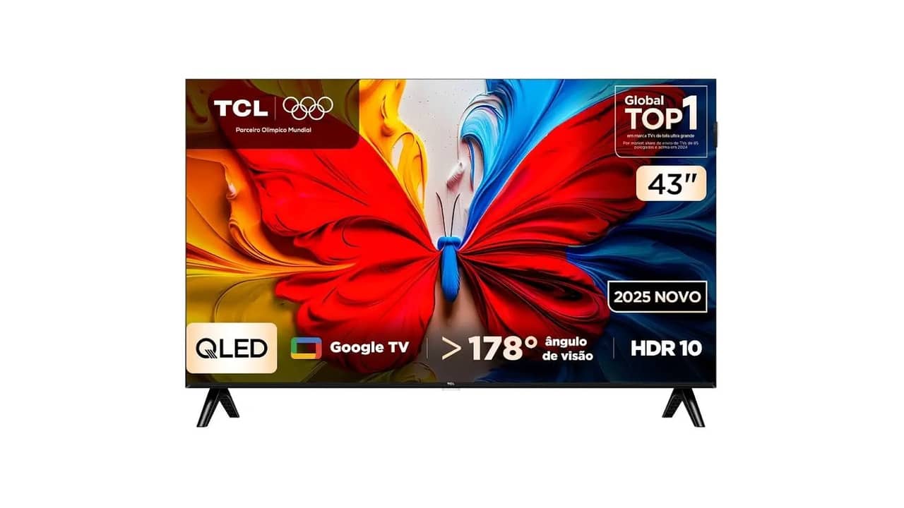 Qual a Melhor TV 43 Polegadas TCL: QLED vs Google TV