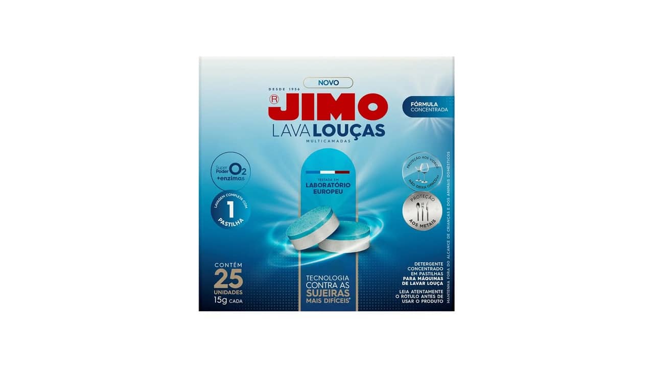 Qual o Melhor Detergente Finish ou Jimo: Superficie Brilhante e Desengordurante