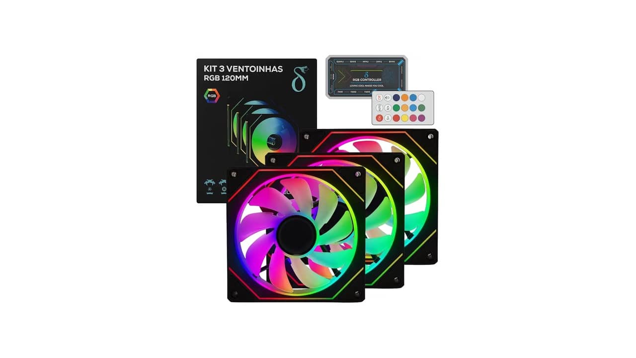 Qual o Melhor Kit de Fans RGB com Controladora: Análise de 10 Modelos