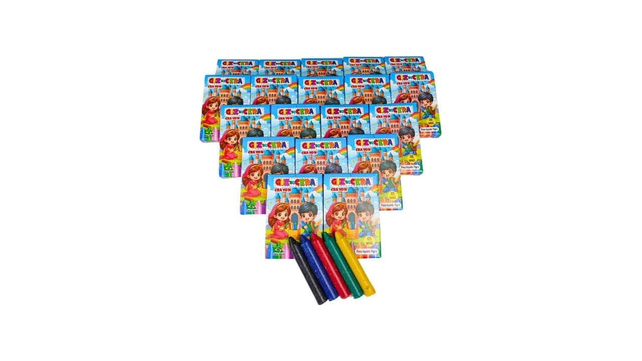 Qual o Melhor Kit de Giz de Cera para Lembrancinha: Análise Completa de 10 Kits