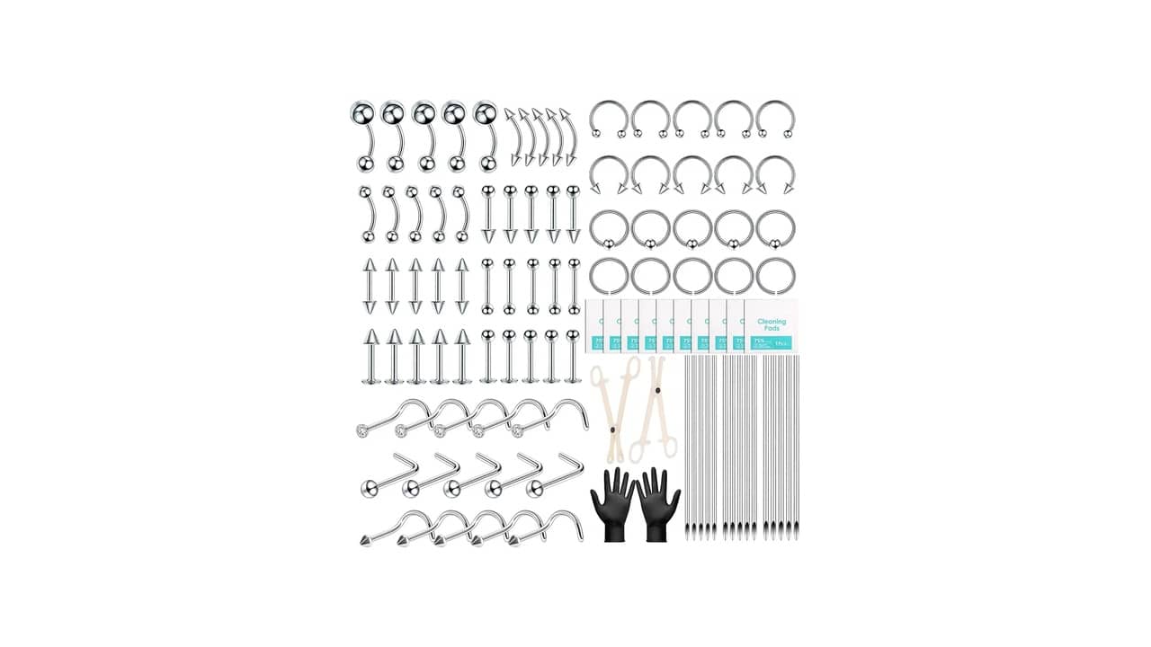 Qual o Melhor Kit de Piercings para Septo e Cartilagem: Análise Detalhada dos 10 Melhores